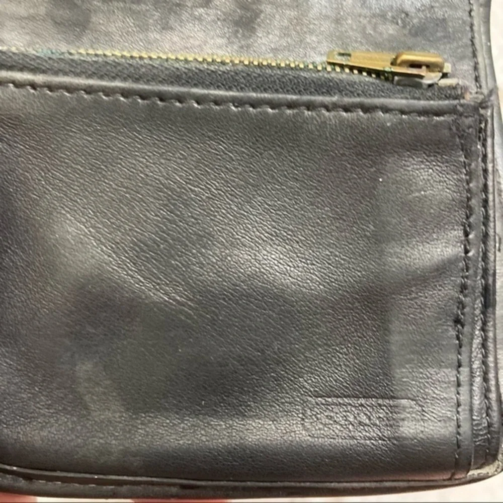 Coach vintage mini leather coin wallet